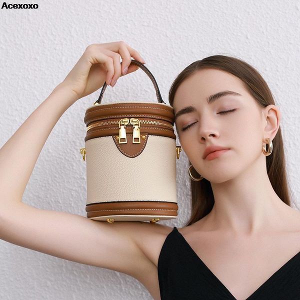 duffel bags 2023 bucket niche baotou layer cowhide design handbag crossbody bag 230814
duffel bags 2023 bucket niche baotou layer cowhide design handbag crossbody bag 230814