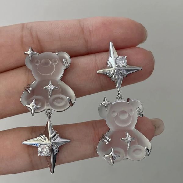 stud fashion cute bear earring women cross niche sweet cool senior sense niche personality earrings party gift 230814, Golden;silver
stud fashion cute bear earring women cross niche sweet cool senior sense niche personality earrings party gift 230814, Golden;silver