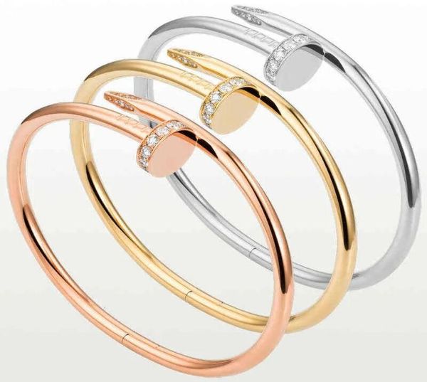 classic bangles gold silver nail bracelet titanium steel cuff bangle nlay diamond bracelets womens mens love jewelry gift c80009 w6602260, Black
classic bangles gold silver nail bracelet titanium steel cuff bangle nlay diamond bracelets womens mens love jewelry gift c80009 w6602260, Black