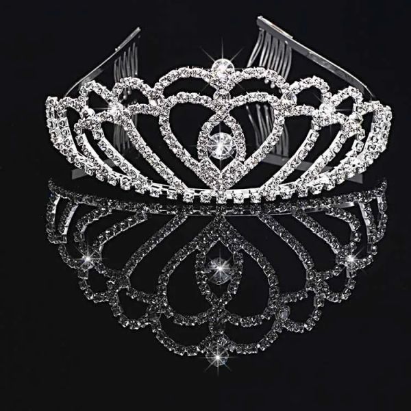 the luxury diamond hoop married crown bride wedding headpieces children accessories jewelryzz, Silver
the luxury diamond hoop married crown bride wedding headpieces children accessories jewelryzz, Silver