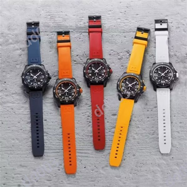 luxury men's watch quartz endurance pro avenger chronograph 44mm watches multiple colors rubber men watches glass wristw sb048, Slivery;brown
luxury men's watch quartz endurance pro avenger chronograph 44mm watches multiple colors rubber men watches glass wristw sb048, Slivery;brown