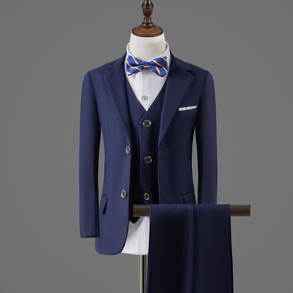 clothing sets children formal jacket vest pants bowtie 4pcs performance p ograph suit boys wedding dress gentleman kids ceremony costume 230, White
clothing sets children formal jacket vest pants bowtie 4pcs performance p ograph suit boys wedding dress gentleman kids ceremony costume 230, White