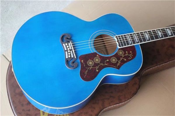 solid spruce 43 inch sj200 blue acoustic guitar cassical j200 rosewood fingerboard mahogany neck
solid spruce 43 inch sj200 blue acoustic guitar cassical j200 rosewood fingerboard mahogany neck