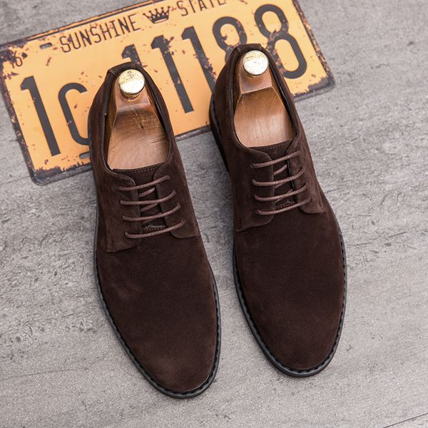 dress shoes minimal business attire matte men's leather with laceup round toe solid color lightweight casual 230814, Black
dress shoes minimal business attire matte men's leather with laceup round toe solid color lightweight casual 230814, Black