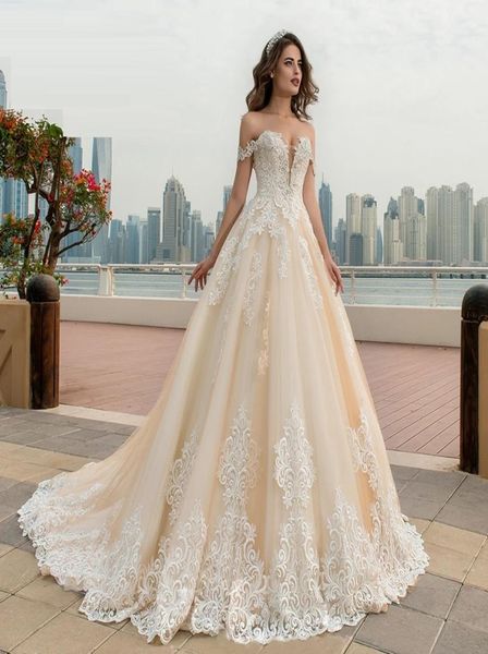new style traugel off the shoulder a line lace wedding dresses applique beading lace up bride dress chapel train bridal gown plus 3298040, White
new style traugel off the shoulder a line lace wedding dresses applique beading lace up bride dress chapel train bridal gown plus 3298040, White