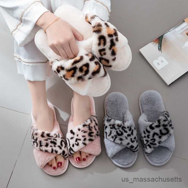 slipper new home leopard cross plush slippers women' european and breathable plush floor women' cotton slippers r230815, Black;grey
slipper new home leopard cross plush slippers women' european and breathable plush floor women' cotton slippers r230815, Black;grey