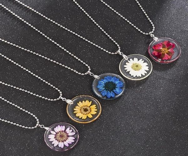 women fashion real natural dried flower necklace simple round resin pendant necklace for women gift jewelry whole8500184, Silver
women fashion real natural dried flower necklace simple round resin pendant necklace for women gift jewelry whole8500184, Silver