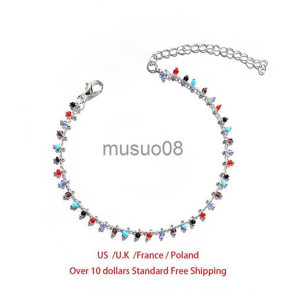 anklets fashion ankle brelets anklets for women beh cessories ankle brelet silver color leg brelet sandals foot jewelry j230815, Red;blue
anklets fashion ankle brelets anklets for women beh cessories ankle brelet silver color leg brelet sandals foot jewelry j230815, Red;blue