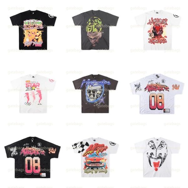 hellstar men's t-shirts mens t shirt designer shirts for men summer clothes fashion couples cotton tee casual women short sleeve tees r, Black;brown
hellstar men's t-shirts mens t shirt designer shirts for men summer clothes fashion couples cotton tee casual women short sleeve tees r, Black;brown