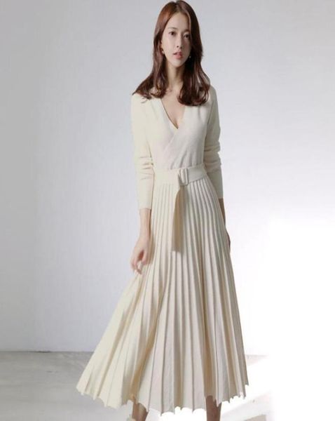 swyivy knitting dress female lady elegance pleated long overtheknee knitted sweaterdress 2021 autumn wine red dresses casual8807181, Black;gray
swyivy knitting dress female lady elegance pleated long overtheknee knitted sweaterdress 2021 autumn wine red dresses casual8807181, Black;gray