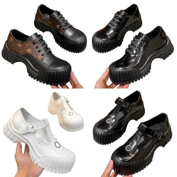 sandals genuine leather pumps letter brand designer shoes new fashion platform shoes chunky heel outdoor shoes round toe patent leather shoe, Black
sandals genuine leather pumps letter brand designer shoes new fashion platform shoes chunky heel outdoor shoes round toe patent leather shoe, Black