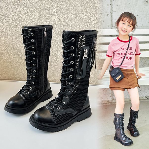 boots summer kids fashion versatile casual girls high hollow breatheable 2023 cool princess children shoe for catwalk korean 230814, Black;grey
boots summer kids fashion versatile casual girls high hollow breatheable 2023 cool princess children shoe for catwalk korean 230814, Black;grey