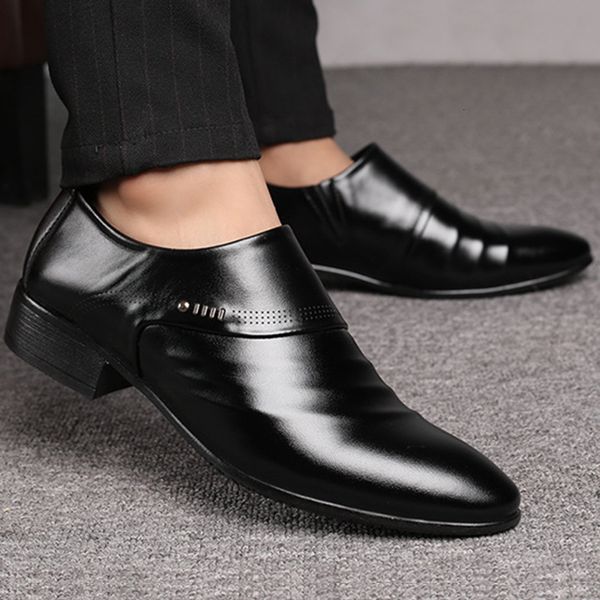 dress shoes men casual fashion mens for male party sneakers plus size slip on black leather loafer sapato social masculino 230814
dress shoes men casual fashion mens for male party sneakers plus size slip on black leather loafer sapato social masculino 230814