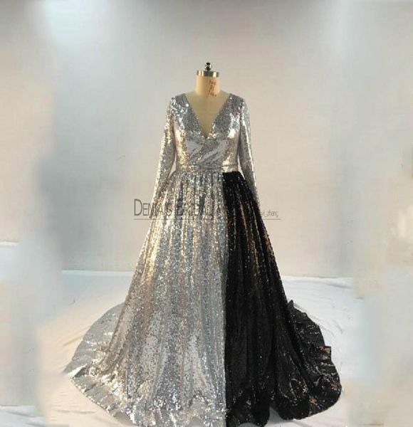 bling sequined evening dresses 2017 aline v neck long sleeve court train evening gowns vestido de festa8979961, Black;red
bling sequined evening dresses 2017 aline v neck long sleeve court train evening gowns vestido de festa8979961, Black;red