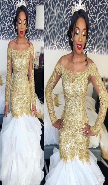 2019 gold sheer long sleeves lace mermaid prom dresses african organza layered ruffles evening gowns special occasion dresses829736693091, Black
2019 gold sheer long sleeves lace mermaid prom dresses african organza layered ruffles evening gowns special occasion dresses829736693091, Black