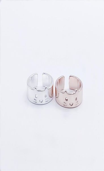 new cat ring cute animal face style flat rings gold silver rose three color optional whole6351197, Golden;silver
new cat ring cute animal face style flat rings gold silver rose three color optional whole6351197, Golden;silver