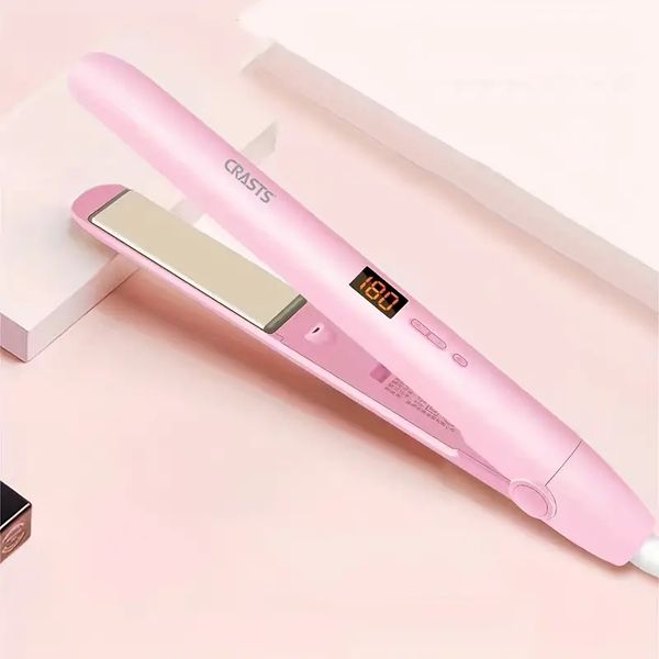 portable 2-in-1 hair straightener and curler - flat iron and curling iron in one - easy to use and travel-friendly, Black
portable 2-in-1 hair straightener and curler - flat iron and curling iron in one - easy to use and travel-friendly, Black