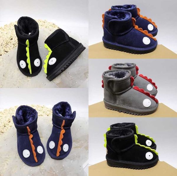 cartoon dinosaur winter snow boot for toddler kids australia fashion short ankle designer boots suede shearling fur wool lined booties ski s, Black
cartoon dinosaur winter snow boot for toddler kids australia fashion short ankle designer boots suede shearling fur wool lined booties ski s, Black