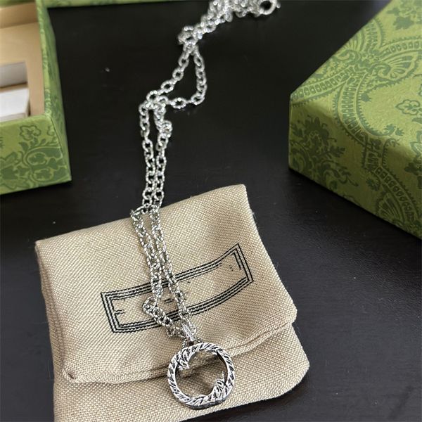gold designer necklace double letter g logo luxury jewelry man woman gift ggity retro necklaces 5620, Silver
gold designer necklace double letter g logo luxury jewelry man woman gift ggity retro necklaces 5620, Silver