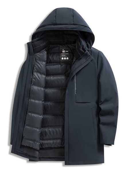 winter down jacket men thickened warmth detachable inner middle-aged elderly dad's, Black
winter down jacket men thickened warmth detachable inner middle-aged elderly dad's, Black