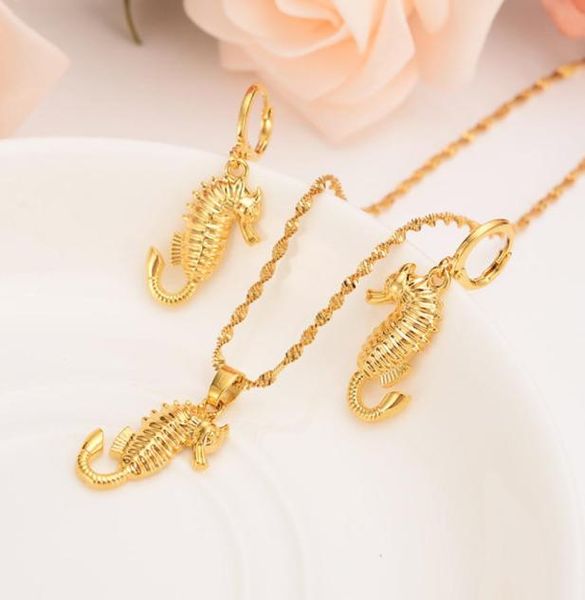 solid gold finish seahorse pendant necklace earrings hippocampus animal women papua new guinea traditional party jewelry gift6339394, Silver
solid gold finish seahorse pendant necklace earrings hippocampus animal women papua new guinea traditional party jewelry gift6339394, Silver