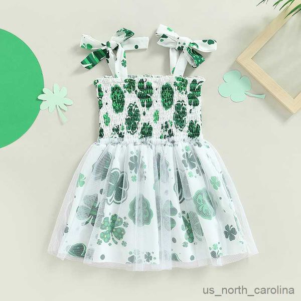 girl's dresses kid baby girls summer dress sleeveless bow tie strap shamrock/floral print tulle princess dress clothing r230815, Red;yellow
girl's dresses kid baby girls summer dress sleeveless bow tie strap shamrock/floral print tulle princess dress clothing r230815, Red;yellow
