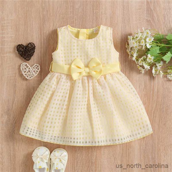 girl's dresses infant baby girls summer casual plaid dress sleeveless crewneck a-line princess party dress with bow waistband r230815, Red;yellow
girl's dresses infant baby girls summer casual plaid dress sleeveless crewneck a-line princess party dress with bow waistband r230815, Red;yellow