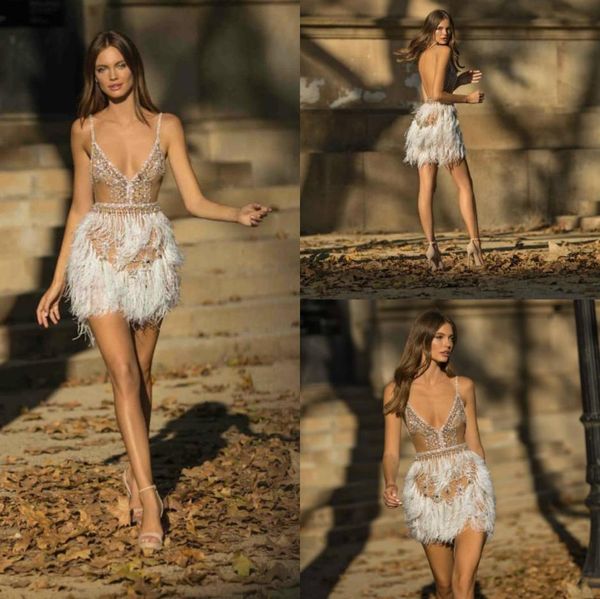 berta 2019 prom dresses spaghetti luxury feathers crystal party gowns princess mini cocktail dress custom8322487, Black
berta 2019 prom dresses spaghetti luxury feathers crystal party gowns princess mini cocktail dress custom8322487, Black