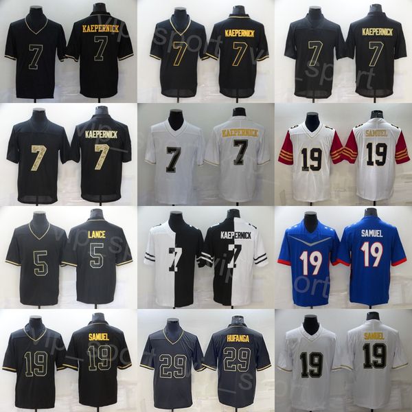mens football 29 talanoa hufanga jersey 5 trey lance 7 colin kaepernick 19 deebo samuel team olive black camo vapor color rush turn back the, Black;red
mens football 29 talanoa hufanga jersey 5 trey lance 7 colin kaepernick 19 deebo samuel team olive black camo vapor color rush turn back the, Black;red