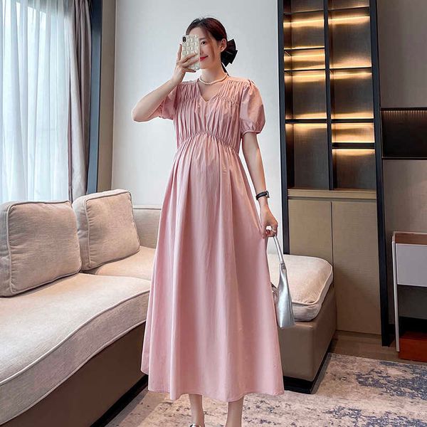 french style hubble-bubble sleeve pregnant women dress solid color square collar stretched bust maternity empired dress elegant, White
french style hubble-bubble sleeve pregnant women dress solid color square collar stretched bust maternity empired dress elegant, White