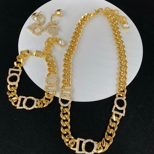 hiphop rock punk letter d micro inlays crysta gold necklace bracelets fashion simple g necklace classic style women's designer jewelry, Silver
hiphop rock punk letter d micro inlays crysta gold necklace bracelets fashion simple g necklace classic style women's designer jewelry, Silver