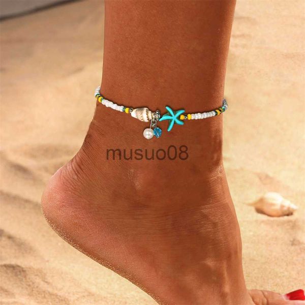 anklets 1pc boho starfish beaded anklets with conch fashion women beh adjustable rice beads ankle brelets girls summer foot jewelry j230815, Red;blue
anklets 1pc boho starfish beaded anklets with conch fashion women beh adjustable rice beads ankle brelets girls summer foot jewelry j230815, Red;blue