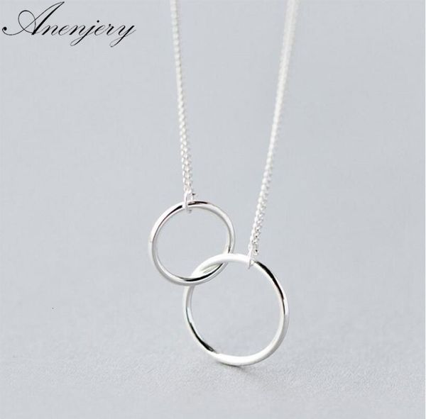 double circle interlock clavicle short necklace 925 sterling silver necklace for women collares erkek kolye1422677
double circle interlock clavicle short necklace 925 sterling silver necklace for women collares erkek kolye1422677
