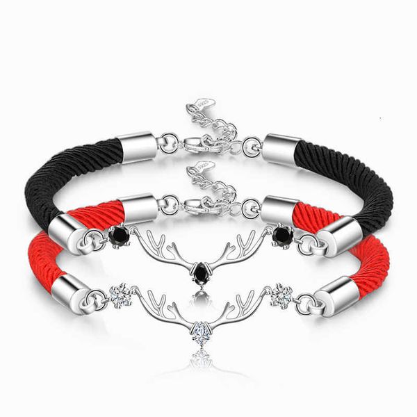Luxury Bulgr top jewelry accessories designer woman Diamond Deer Horn Bracelet Handwoven Friend Bracelet Net Red Jewelry One Deer Has You Couple Bracelet
Luxury Bulgr top jewelry accessories designer woman Diamond Deer Horn Bracelet Handwoven Friend Bracelet Net Red Jewelry One Deer Has You Couple Bracelet