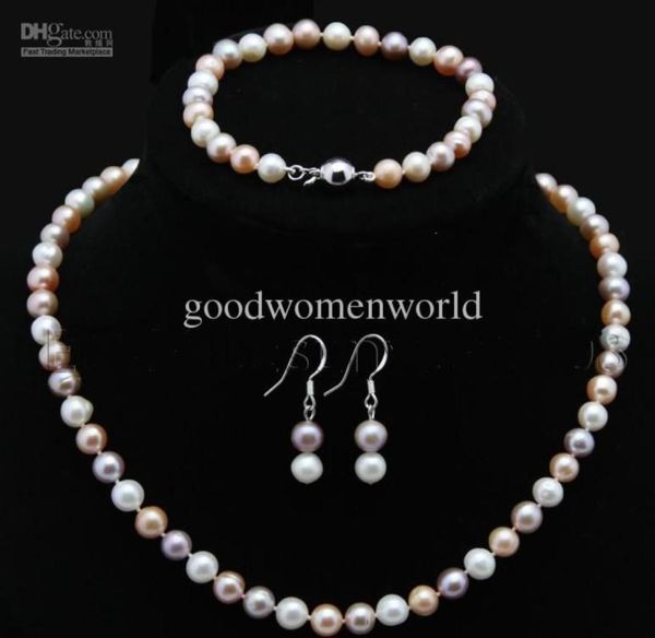 pearl jewelry set 78mm multicolor cultured akoya pearl necklace 1718inches bracelets 775inches earrings61907056390134, Black
pearl jewelry set 78mm multicolor cultured akoya pearl necklace 1718inches bracelets 775inches earrings61907056390134, Black