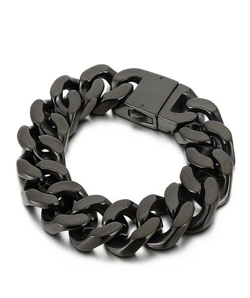 stainless steel bangle jewelry black large cuban curb link chian bracelet fashion trendy 20mm 866 inch 146g weight european and a7235251
stainless steel bangle jewelry black large cuban curb link chian bracelet fashion trendy 20mm 866 inch 146g weight european and a7235251
