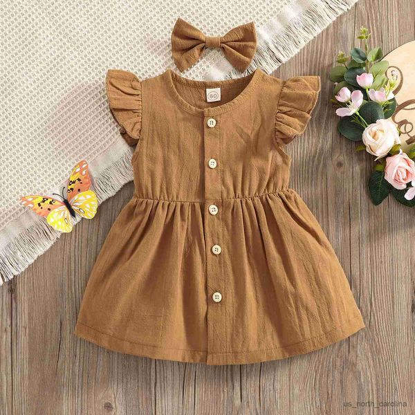 girl's dresses kids girls dresses new summer solid fly sleeve princess dresses children clothing baby casual party vestidos r230815, Red;yellow
girl's dresses kids girls dresses new summer solid fly sleeve princess dresses children clothing baby casual party vestidos r230815, Red;yellow