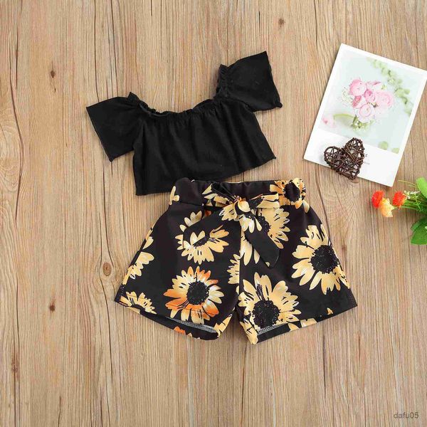 clothing sets fashion 2-piece outfit set shoulder +sunflower print shorts set summer children clothing 1-5y kids baby girls r230815, White
clothing sets fashion 2-piece outfit set shoulder +sunflower print shorts set summer children clothing 1-5y kids baby girls r230815, White