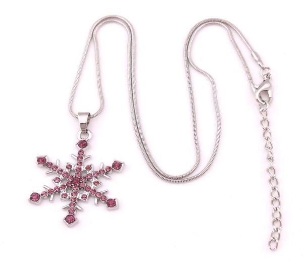 x7 silver tone crystal snow pendant necklace 18quot snowflake winter christmas holiday jewelry drop 5092056
x7 silver tone crystal snow pendant necklace 18quot snowflake winter christmas holiday jewelry drop 5092056