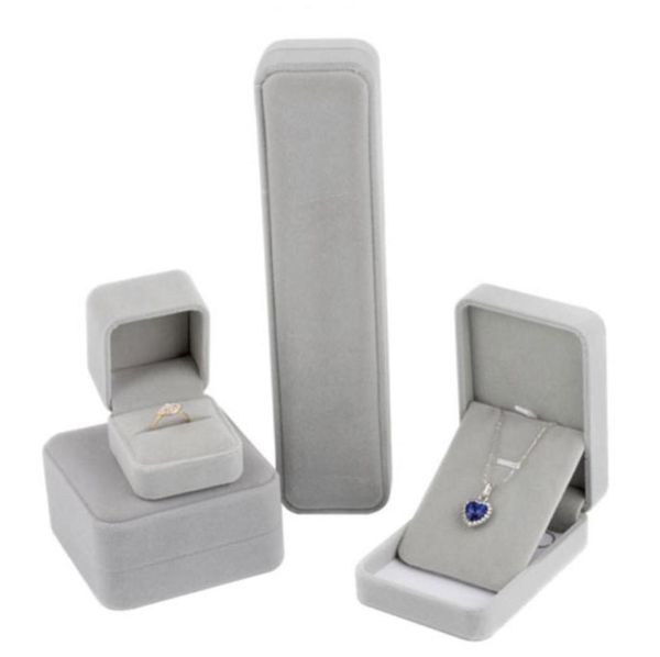 square shape gray color velvet jewelry display boxes packaging holder for pendant necklaces bracelets ring earring case7528927, Black;white
square shape gray color velvet jewelry display boxes packaging holder for pendant necklaces bracelets ring earring case7528927, Black;white