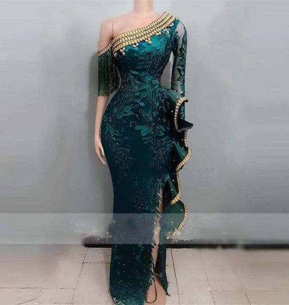 hunter green aso ebi mermaid evening dresses side split one shoulder ruffles beading plus size prom dress african party gown2017610, Black
hunter green aso ebi mermaid evening dresses side split one shoulder ruffles beading plus size prom dress african party gown2017610, Black