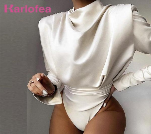 karlofea office lady silky elegant bodysuit women split sleeve blouse solid white short jumpsuit 2020 streetwear outfit4965097, Black;white
karlofea office lady silky elegant bodysuit women split sleeve blouse solid white short jumpsuit 2020 streetwear outfit4965097, Black;white