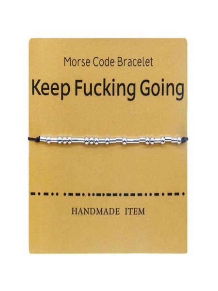 korean version morse code bracelet rice bead bracelet set character paper card bracelet4963966, Silver
korean version morse code bracelet rice bead bracelet set character paper card bracelet4963966, Silver