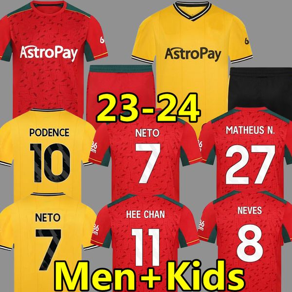 23 24 wolves soccer jerseys cunha sarabia matheus podence hee chan neto joao gomes traore lemina 2023 2024 wanderers wolverhampton football, Black;yellow
23 24 wolves soccer jerseys cunha sarabia matheus podence hee chan neto joao gomes traore lemina 2023 2024 wanderers wolverhampton football, Black;yellow