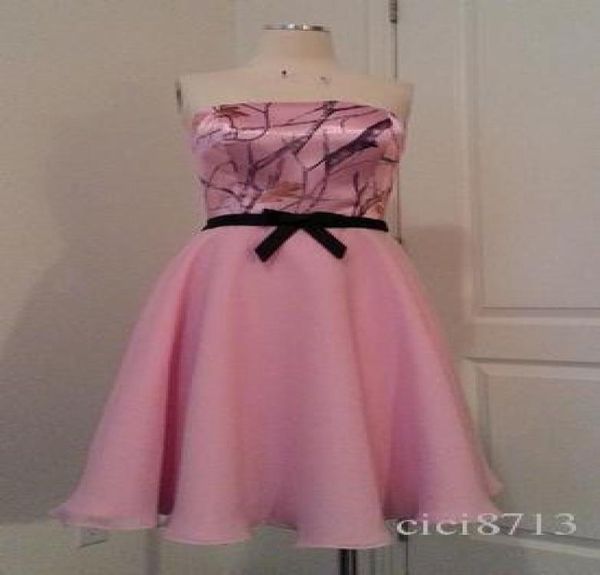 pink camo bridesmaid dress strapless kneelength short wedding party dess camo formal gown8893356, Red;white
pink camo bridesmaid dress strapless kneelength short wedding party dess camo formal gown8893356, Red;white