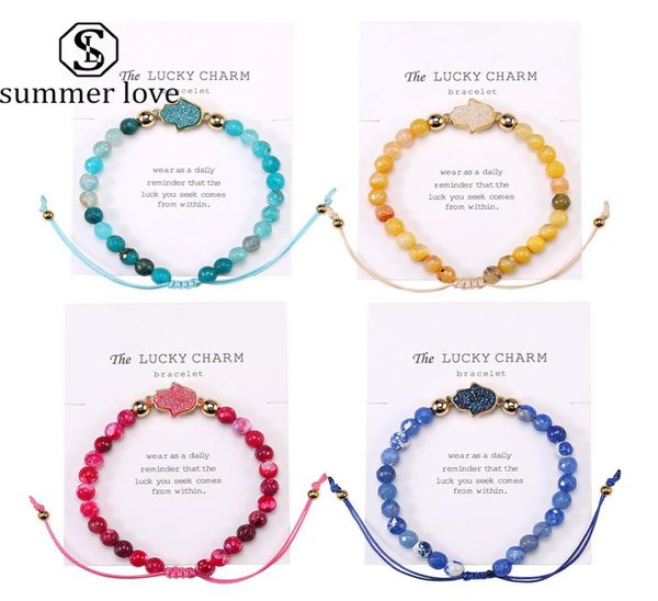 new nature stone agate beads bracelet with card for women adjustable resin druzy hamsa hand handmade braided bracelet fashion jewe9944305, Black
new nature stone agate beads bracelet with card for women adjustable resin druzy hamsa hand handmade braided bracelet fashion jewe9944305, Black