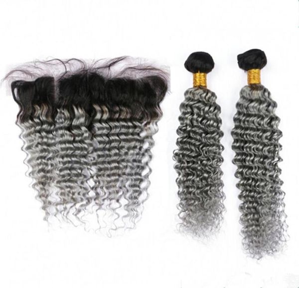 deep curly wave 1bgrey ombre 13x4 lace frontal closure with 2bundles 3pcs lot ombre silver grey peruvian virgin hair wefts with f93170342, Black;brown
deep curly wave 1bgrey ombre 13x4 lace frontal closure with 2bundles 3pcs lot ombre silver grey peruvian virgin hair wefts with f93170342, Black;brown