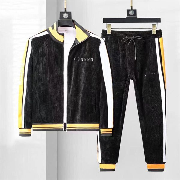 designers tracksuits velvet casual fashion sportswear jogger sportswear casual sweatershirts sweatpants pullover sports suits, Gray
designers tracksuits velvet casual fashion sportswear jogger sportswear casual sweatershirts sweatpants pullover sports suits, Gray
