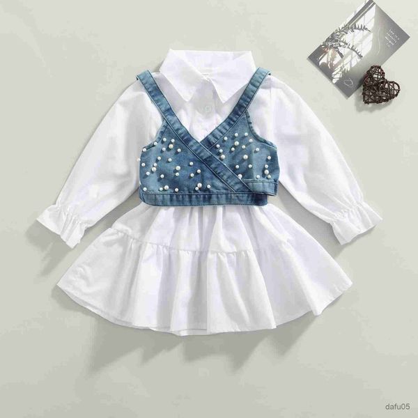 clothing sets fashion children baby girl clothes solid color long sleeve shirt dress denim beading vest 2pcs outfits clothes r230815, White
clothing sets fashion children baby girl clothes solid color long sleeve shirt dress denim beading vest 2pcs outfits clothes r230815, White