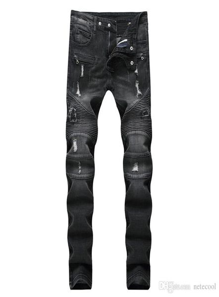 new men distressed ripped jeans designer straight motorcycle biker jeans causal denim pants streetwear style mens jeans cool men h8554583, Blue
new men distressed ripped jeans designer straight motorcycle biker jeans causal denim pants streetwear style mens jeans cool men h8554583, Blue